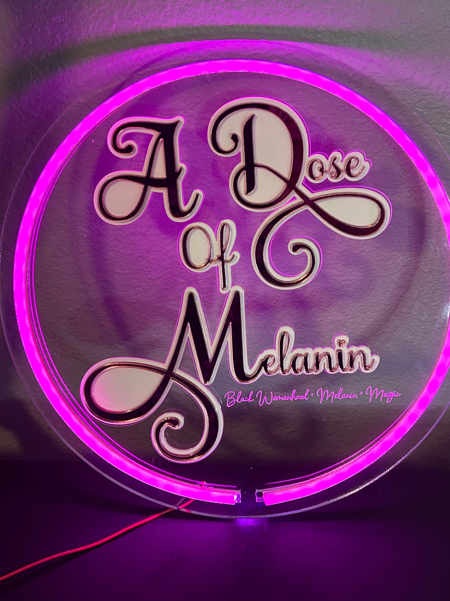 10 inch Circle Neon Sign